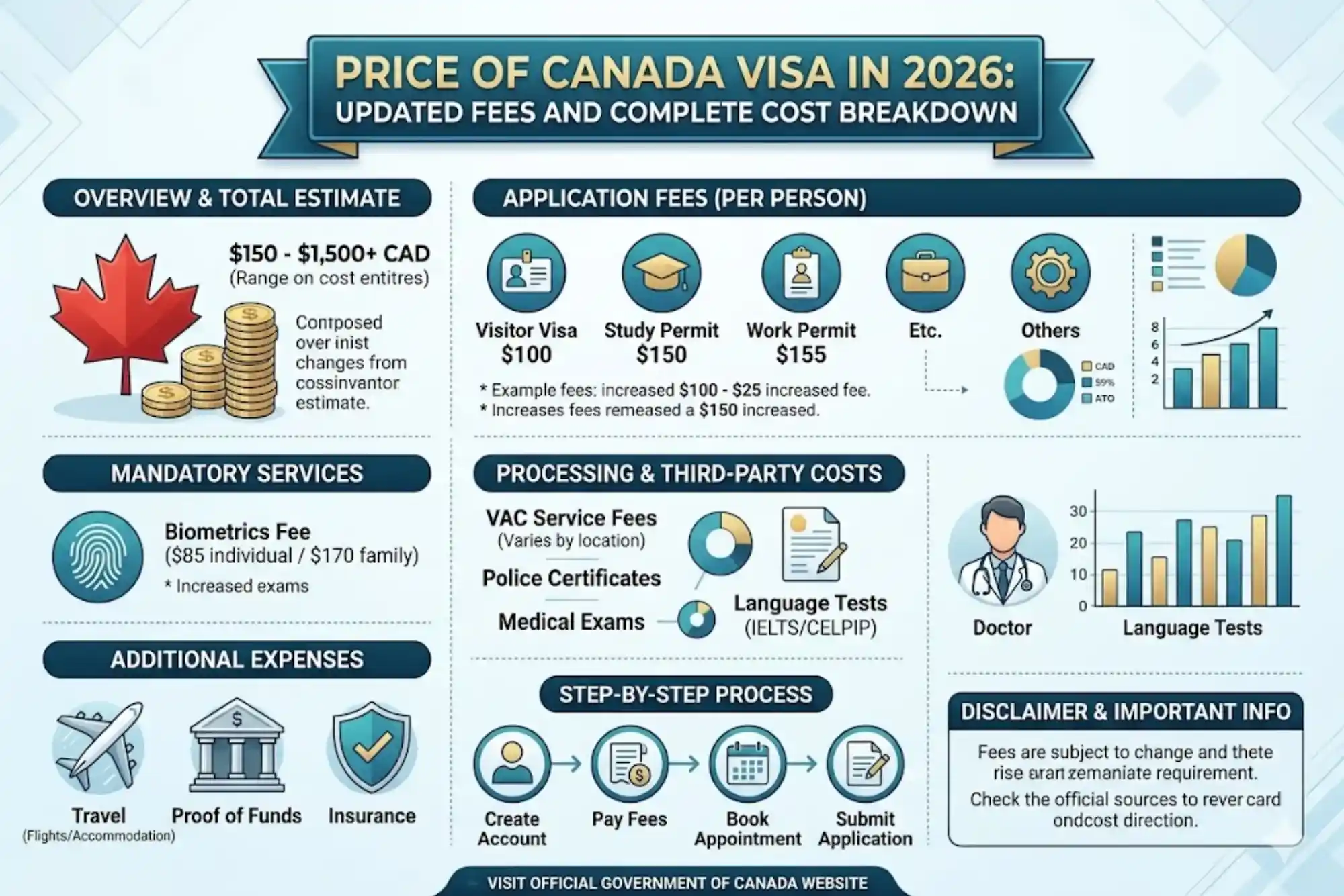 Price of Canada Visa in 2026