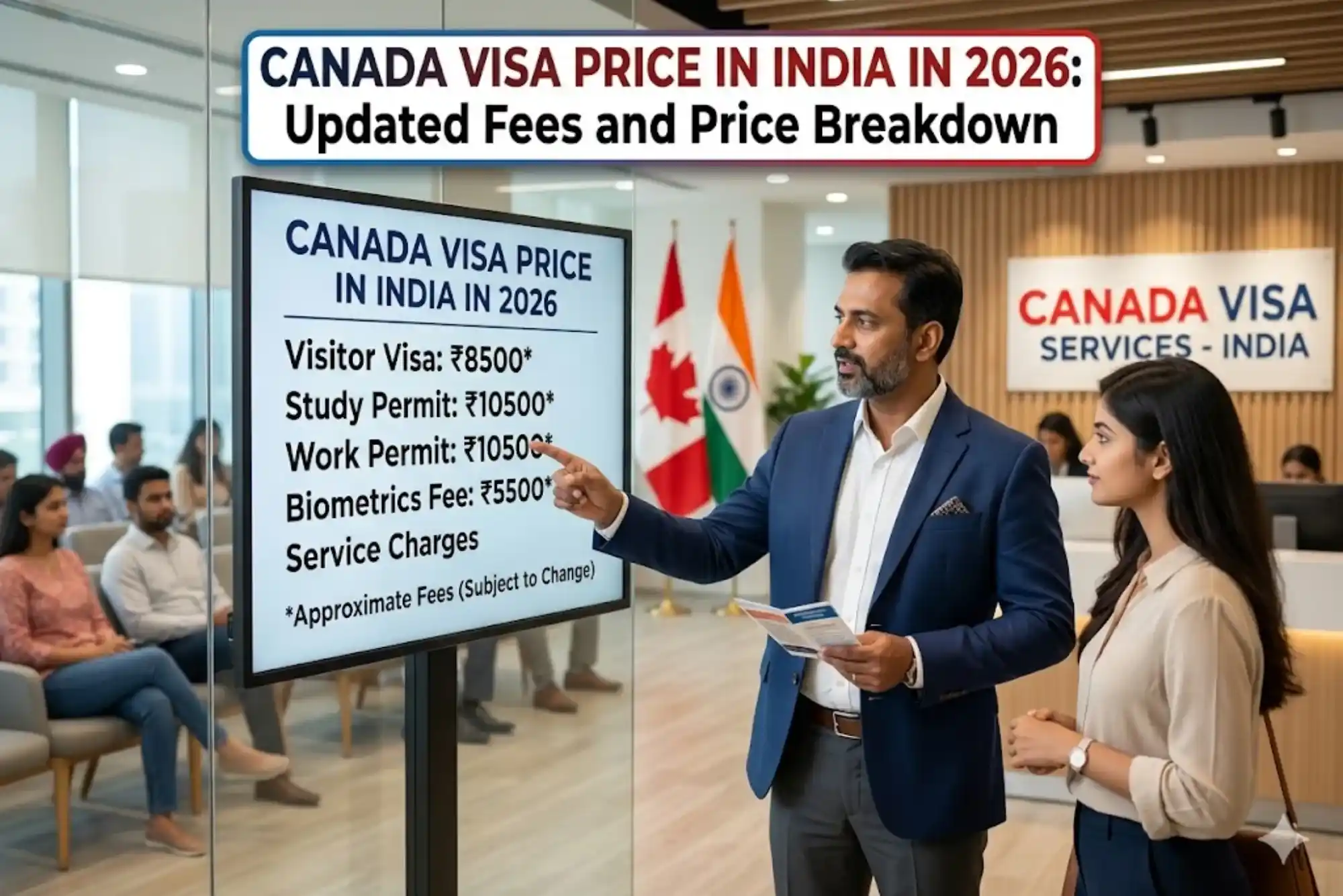 Canada Visa Price in India in 2026: